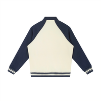 Men’s Motor City Varsity Jacket (Apricot/Navy Blue)