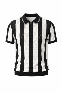 Two-Tone Short Sleeve Polo