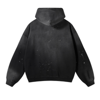 Vintage Wash Distressed Hoodie