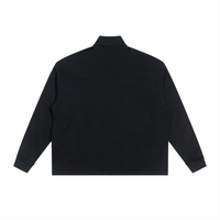 Half-Zip Rolled Edge Fleece Sweatshirt