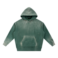 Holiday Vintage Wash Distressed Hoodie