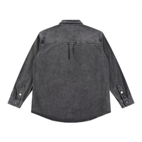 Denim Vintage Washed Buttoned Jacket
