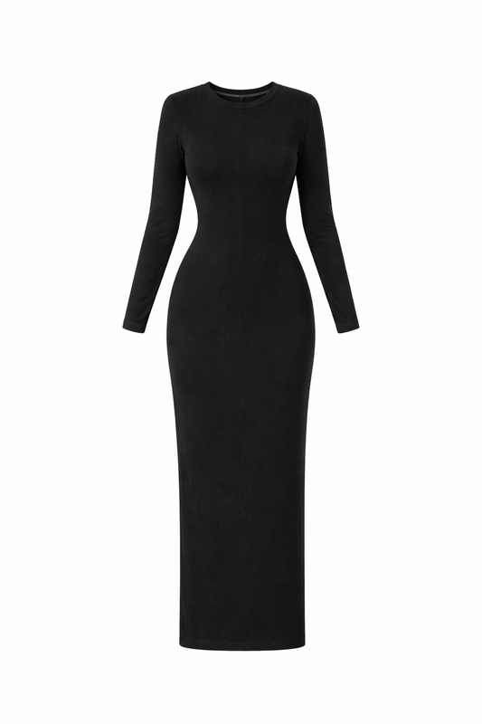 Dyed Washed Slit Maxi Dress