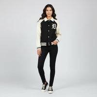 Women’s Motor City Varsity Jacket (Apricot/Black & Apricot/Green)