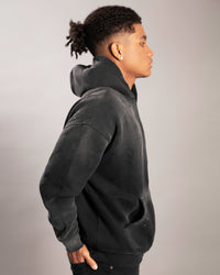 Vintage Wash Distressed Hoodie