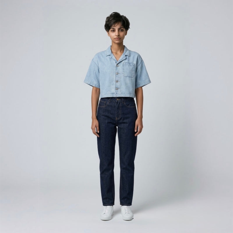 Women's Vintage Wash Boxy Shirt