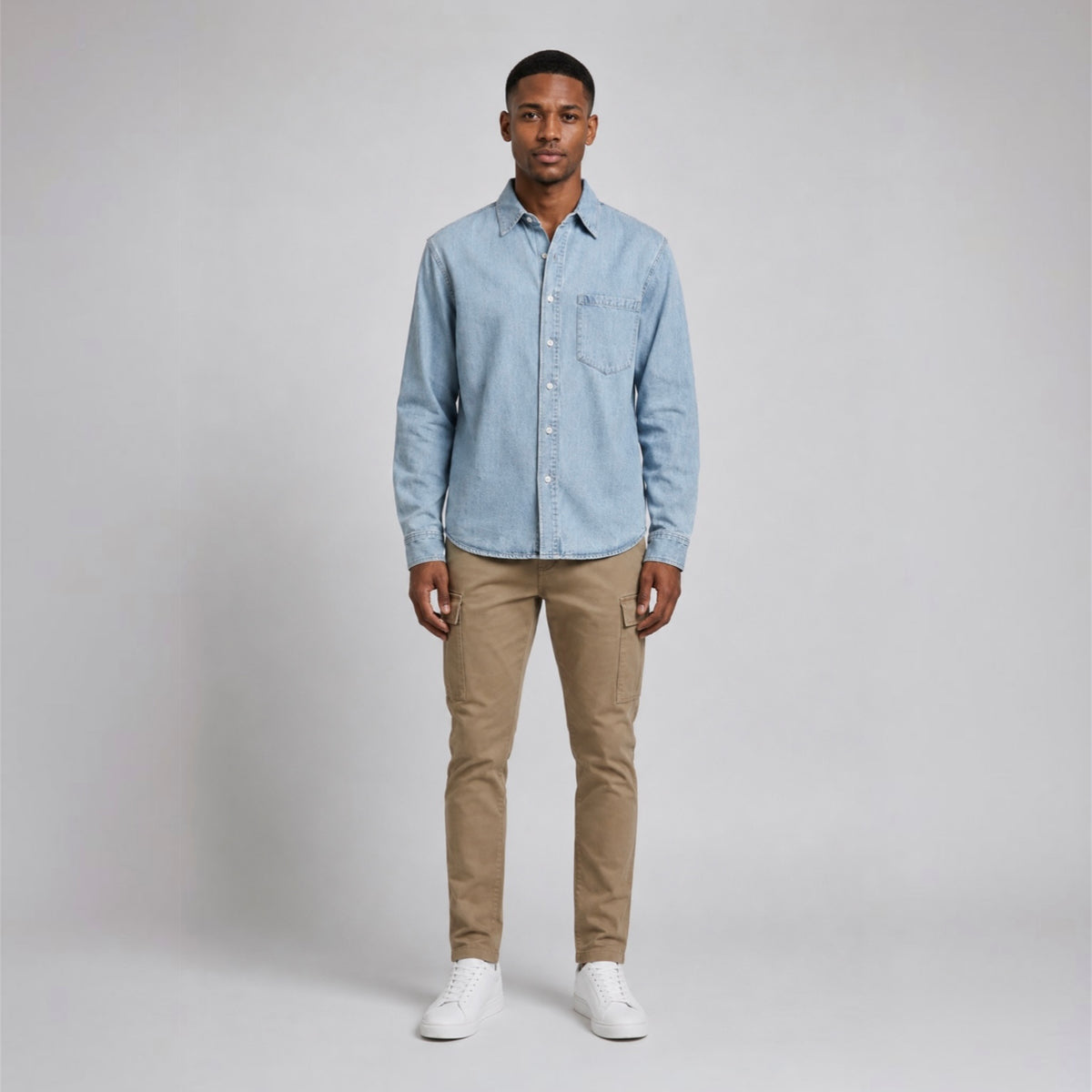 Pre-Fall Vintage Wash Denim Shirt