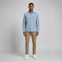 Pre-Fall Vintage Wash Denim Shirt