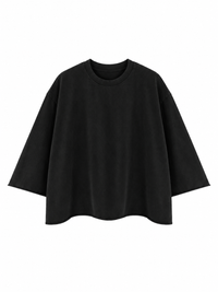 Men’s Mineral Wash Raw Hem Boxy T-Shirt