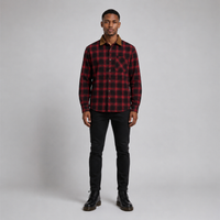 Men's Plaid Button Up Shirt