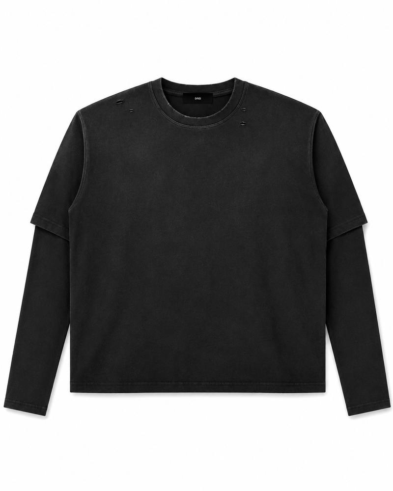 Vintage Wash Layered T-Shirt