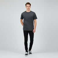Hand-Frayed Paint Splattered T-Shirt