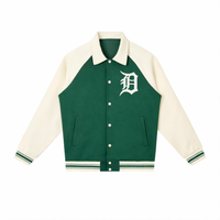 Men’s Motor City Varsity Jacket (Apricot/Black & Apricot/Green)