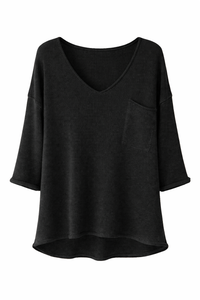 Casual V-Neck Knit Sweater