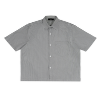 Vertical Stripe Boxy Shirt