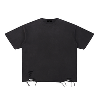Snow Washed Distressed T-Shirt