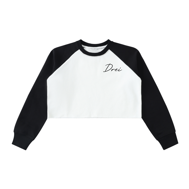 Raglan Crop Sweatshirt