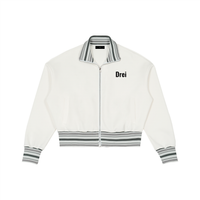Men’s Striped Collar Zip Jacket