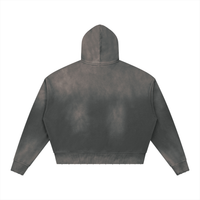 Distressed Boxy Hoodie