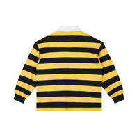 Men’s Stripe Polo Long Sleeve Shirt