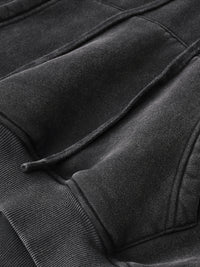 Snow Washed Cropped Hoodie