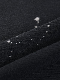 Hand-Frayed Paint Splattered T-Shirt