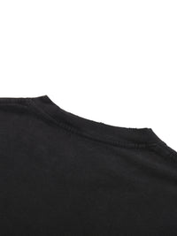 Snow Washed Distressed T-Shirt