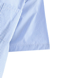 Vertical Stripe Boxy Shirt