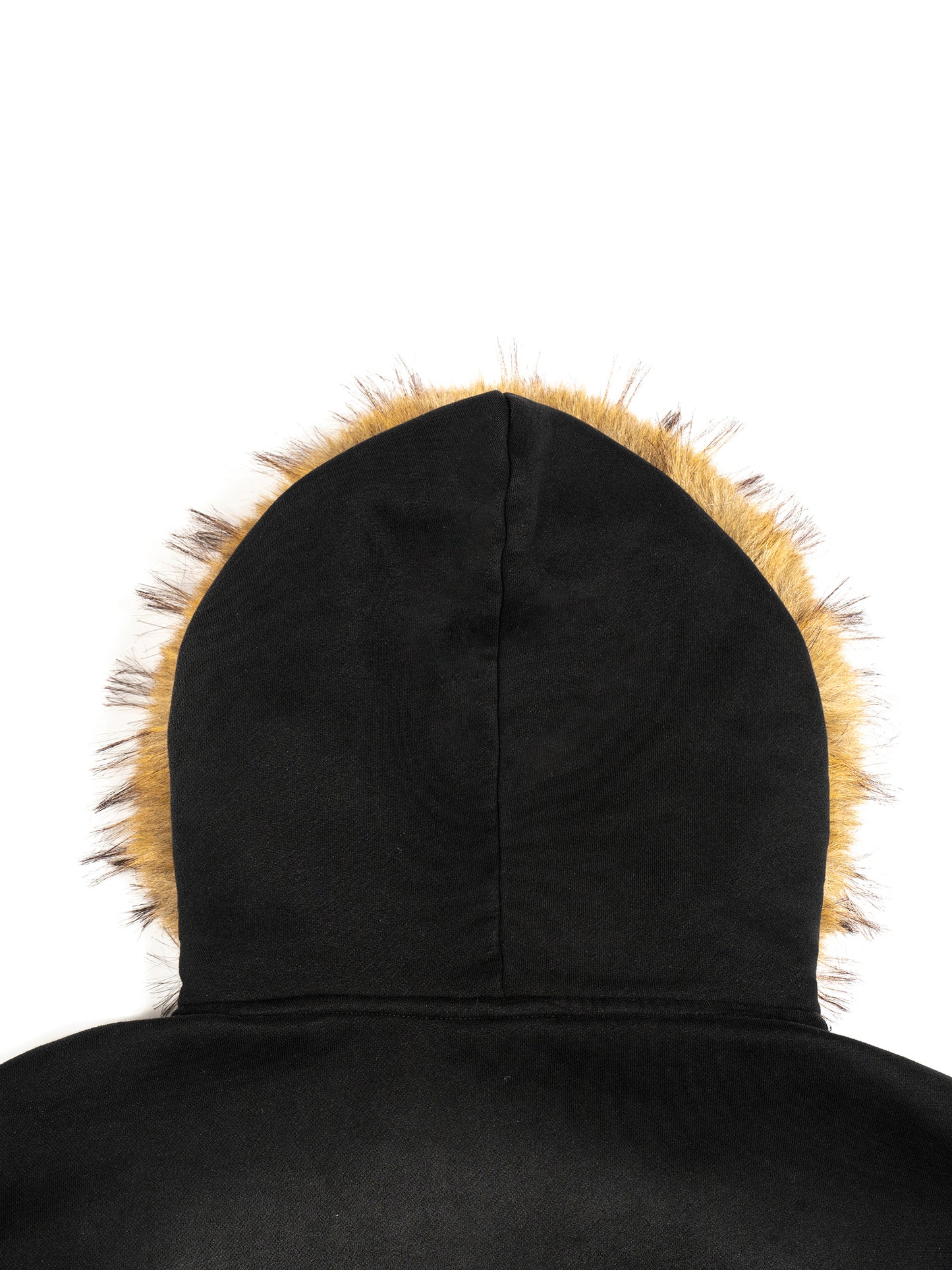 Women's Boxy Detachable Fur Hoodie