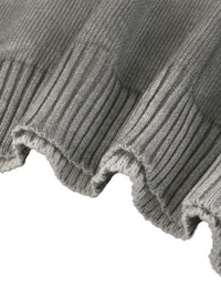 Women's Distressed Ripped Crewneck Sweater