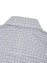 Distressed Plaid Boxy Shirt
