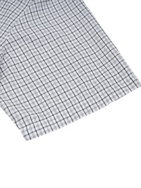 Distressed Plaid Boxy Shirt