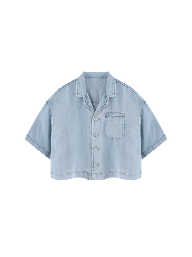 Women's Vintage Wash Boxy Shirt