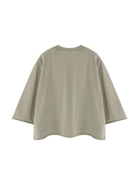 Women’s Mineral Wash Raw Hem Boxy T-Shirt