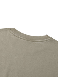 Men’s Mineral Wash Raw Hem Boxy T-Shirt