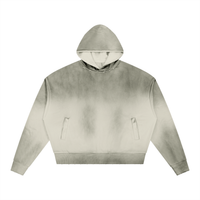 Distressed Boxy Hoodie