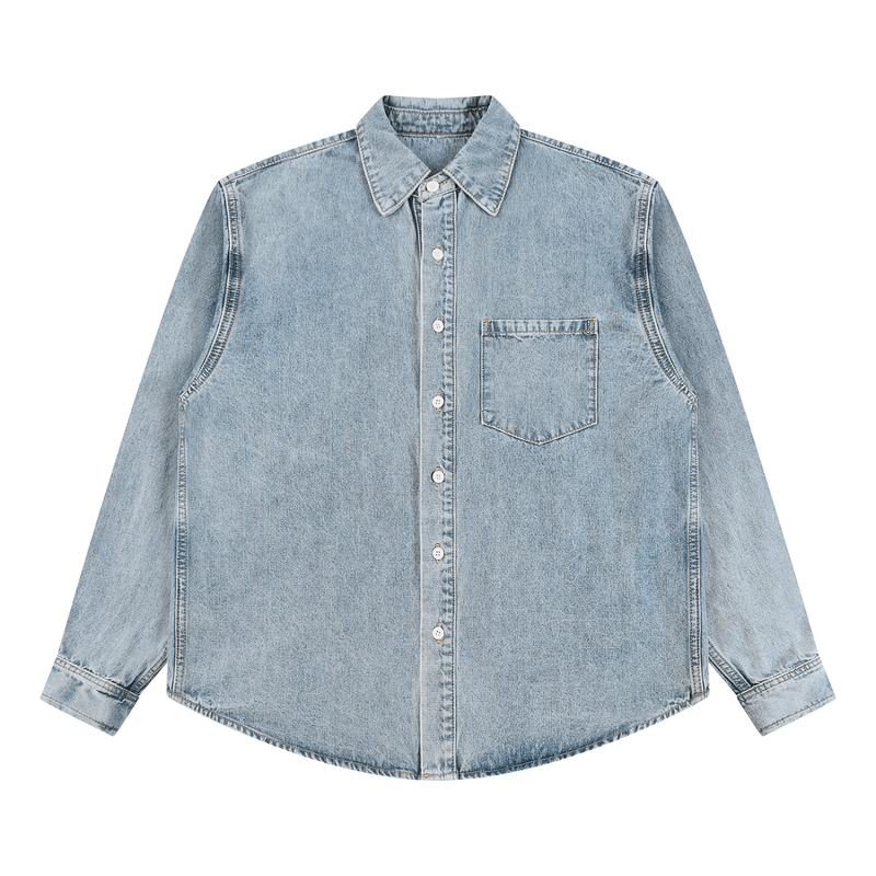 Pre-Fall Vintage Wash Denim Shirt