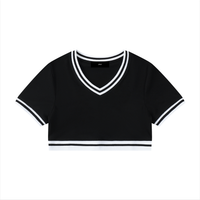 V-Neck Crop T-Shirt
