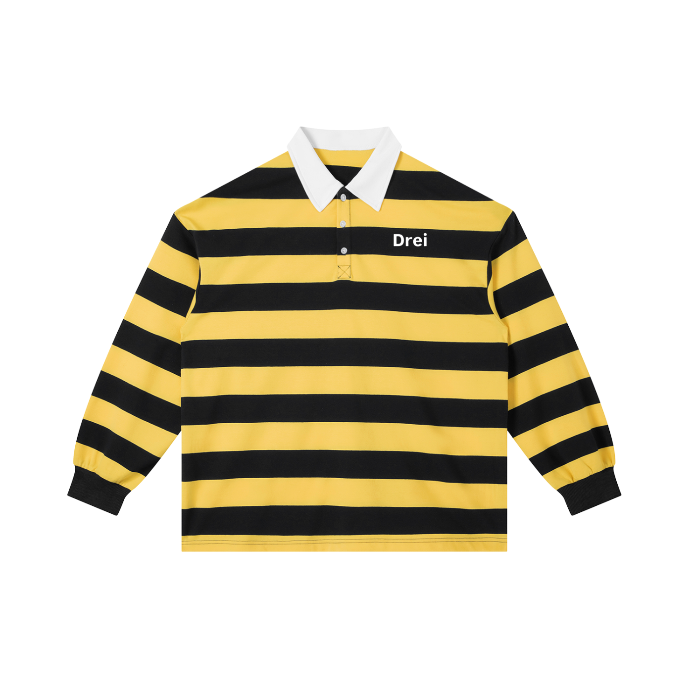 Women’s Stripe Polo Long Sleeve Shirt