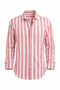 Striped Long Sleeve Buttoned Shirt