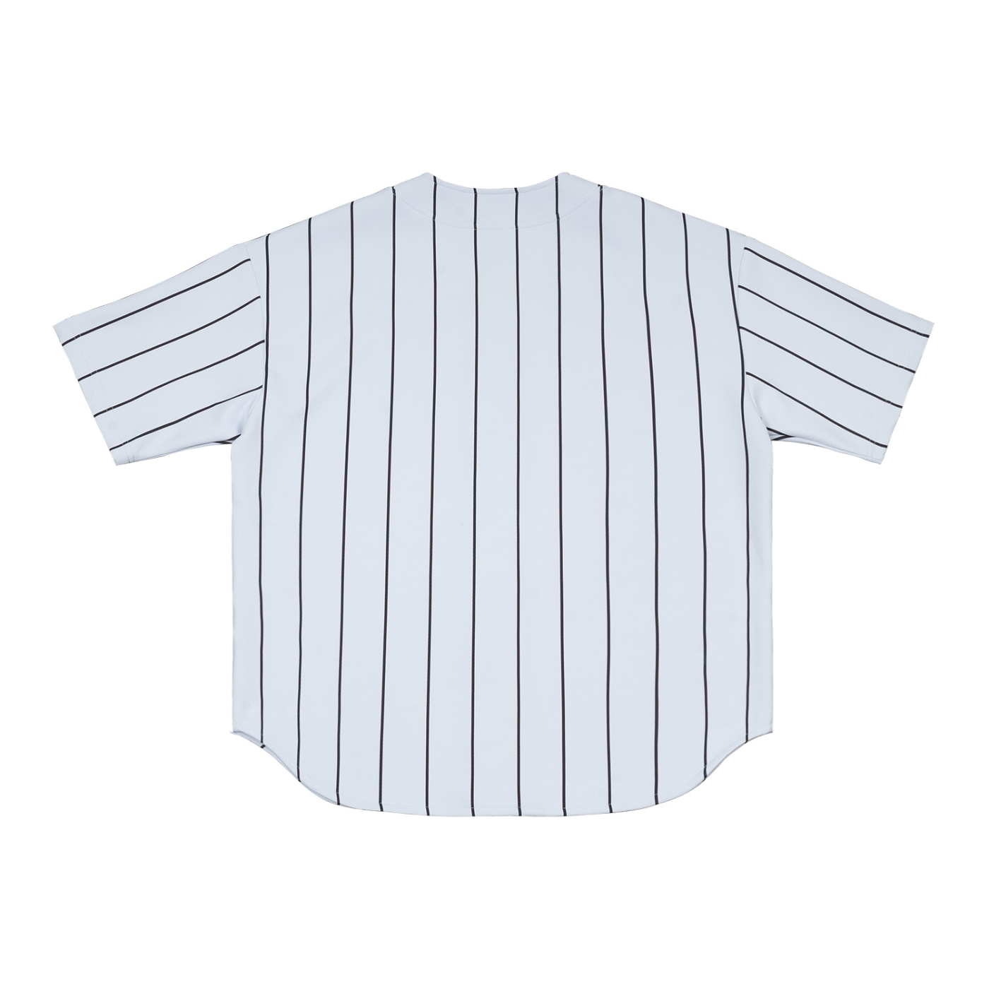 SS26 Women’s Pinstripe Baseball Jersey