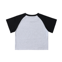 Raglan Sleeve Crop Top