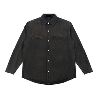 Denim Vintage Washed Buttoned Jacket