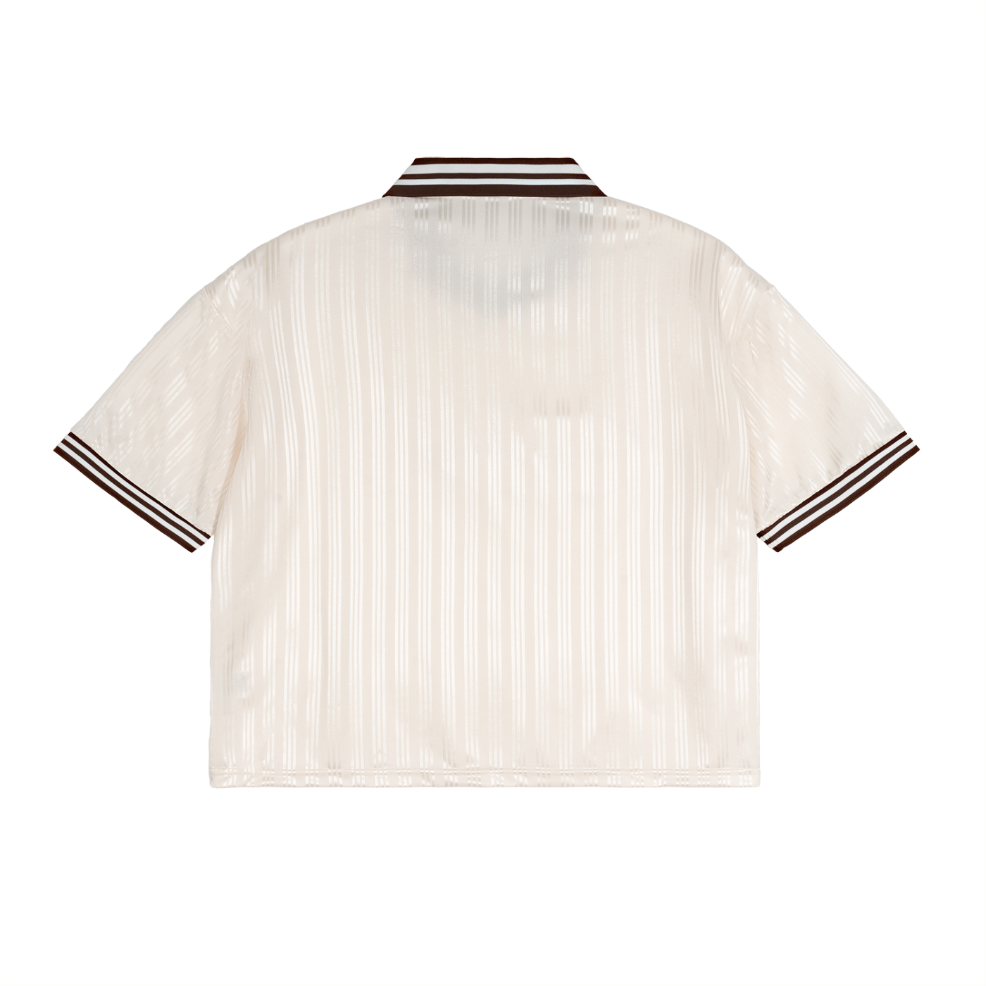 Women's Stripes Polo Collar T-Shirt