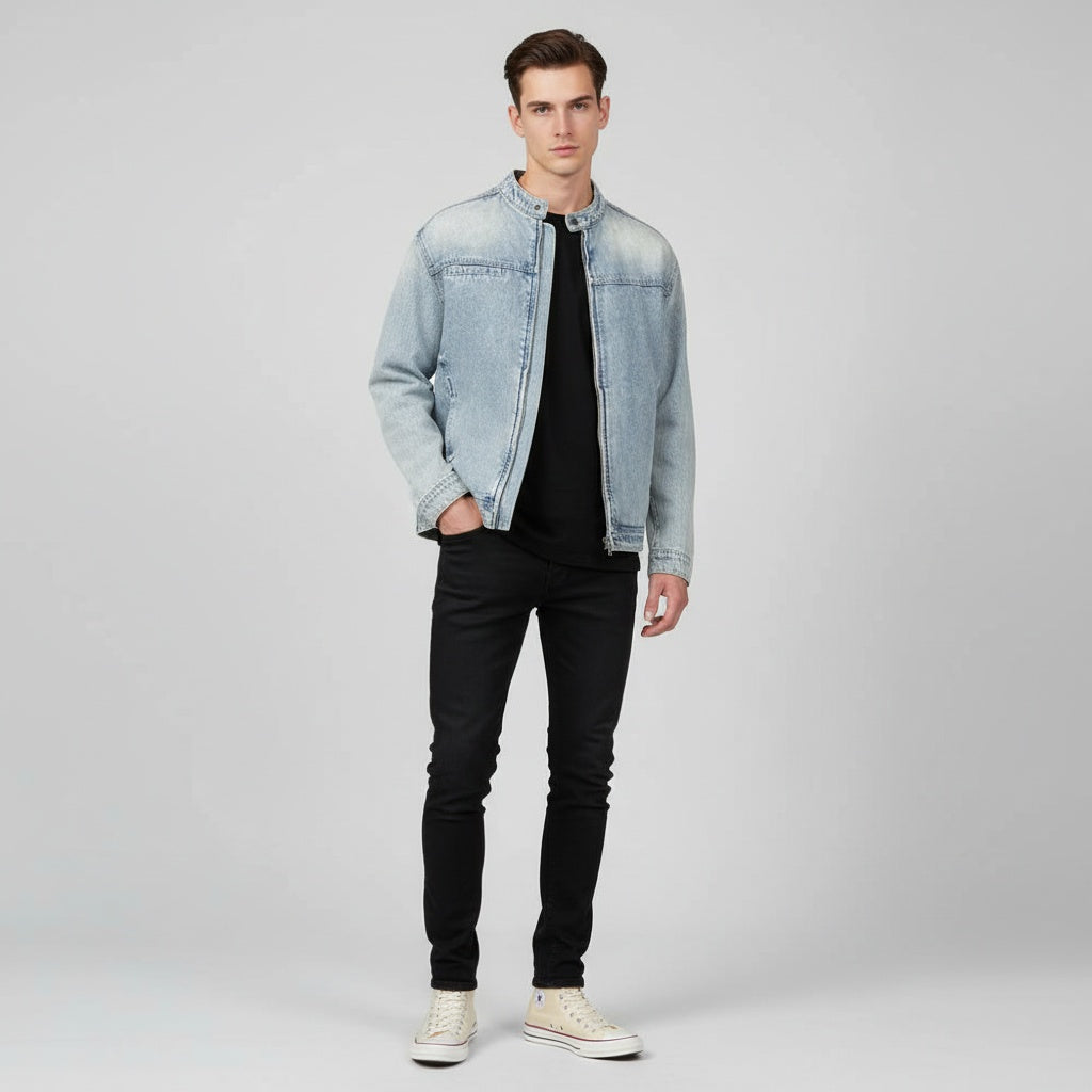 Vintage Wash Denim Jacket