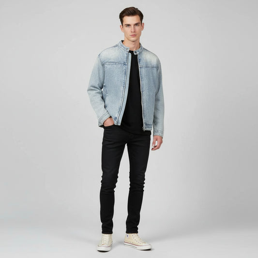 Vintage Wash Denim Jacket