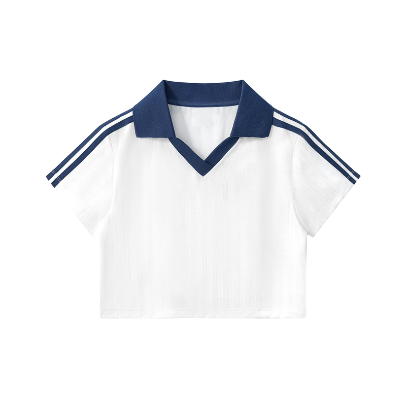Striped Cropped Jersey