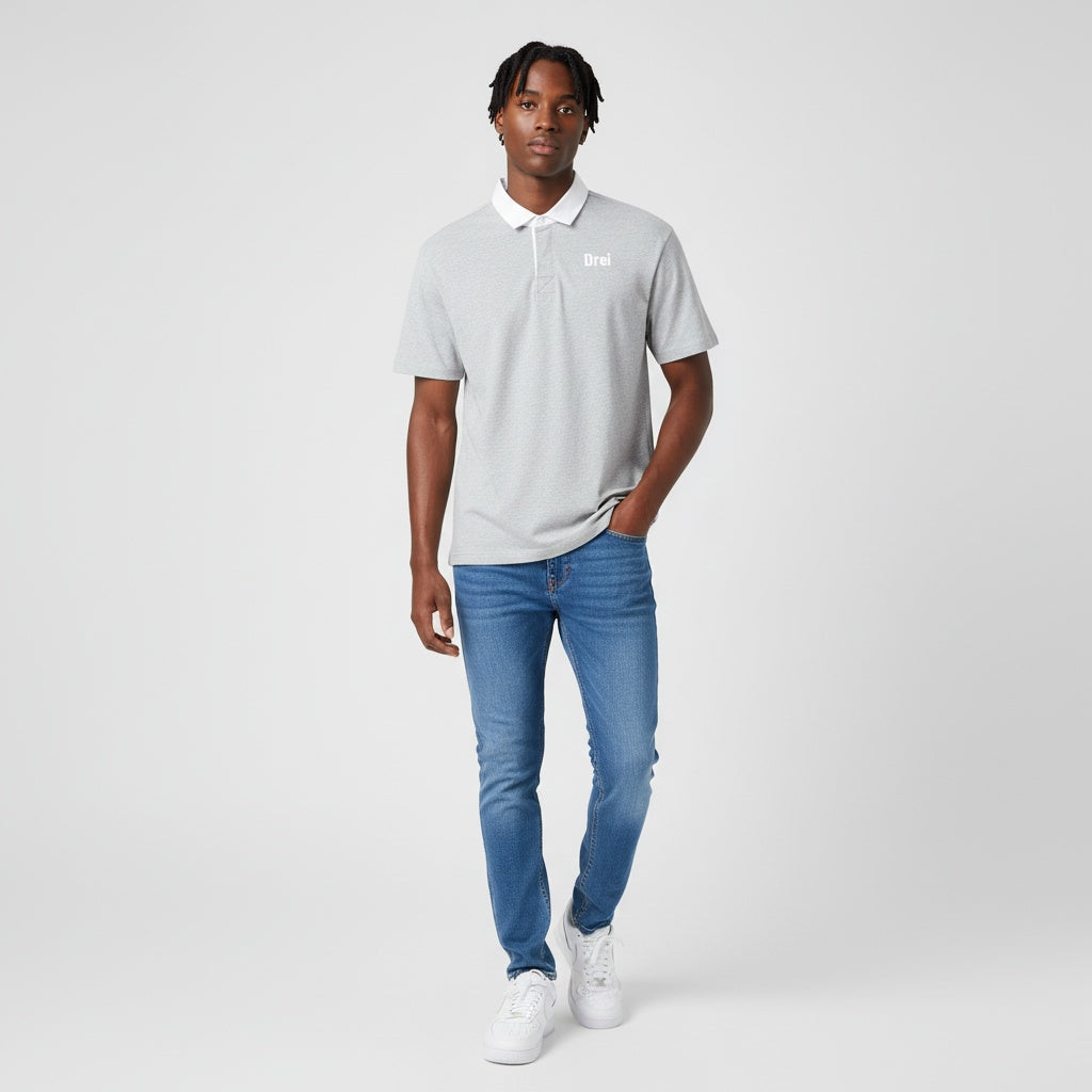 Contrast Polo T-Shirt