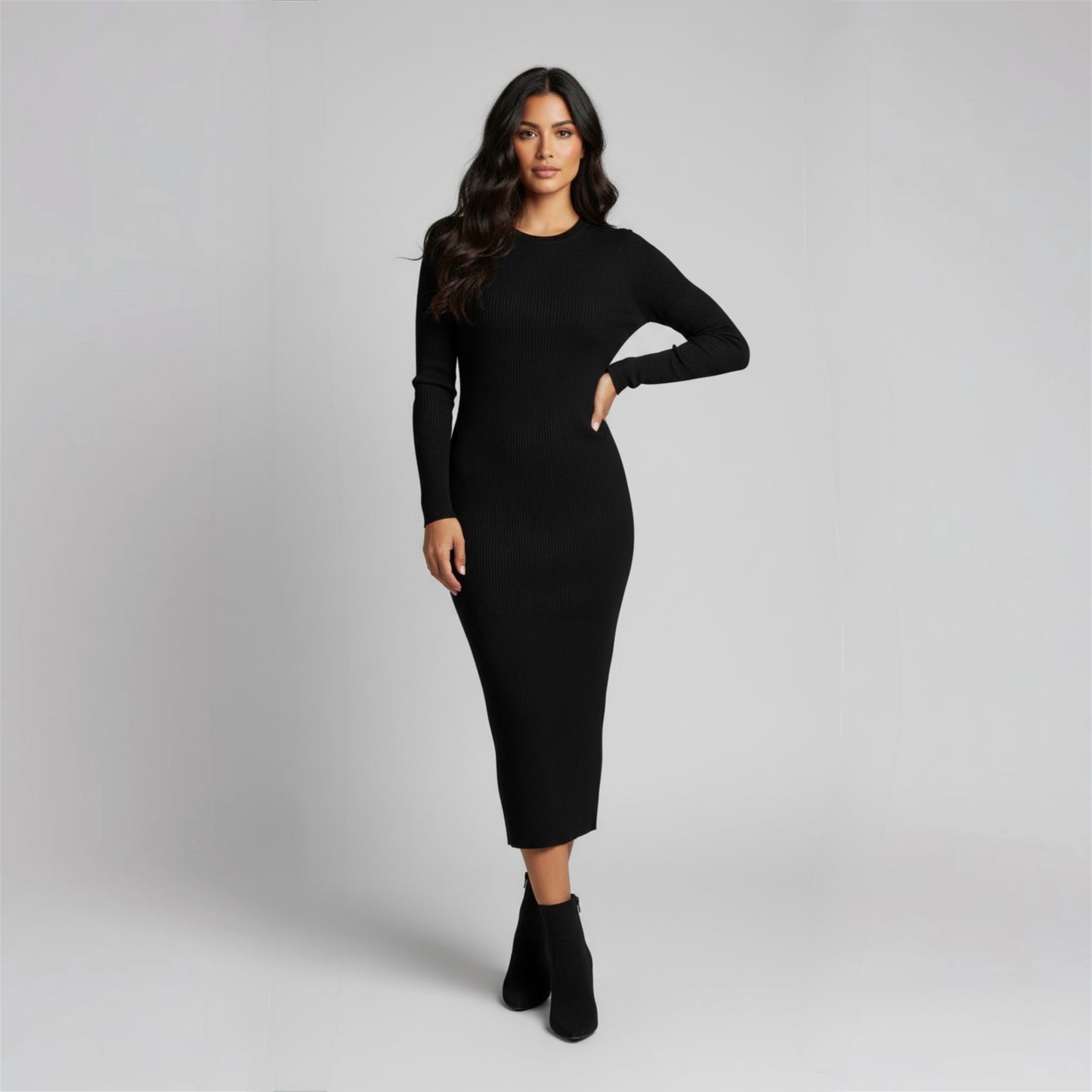 Dyed Washed Slit Maxi Dress