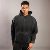 Vintage Wash Distressed Hoodie